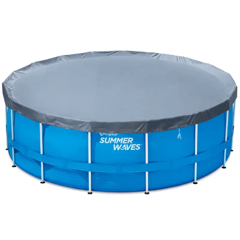 Bâche pour piscine ronde tubulaire Summer Waves
