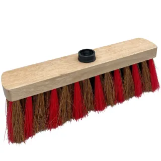 Balai coco zébré monture en bois - COBIC