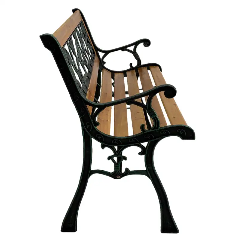 Banc de jardin WERKA PRO en bois et fonte