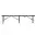 Banc pliant aspect bois 180x28x43cm