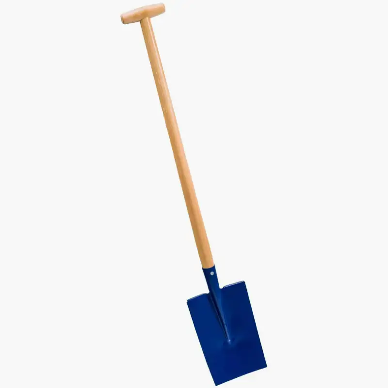 Pelle de jardin WERKA PRO en acier carbone avec manche en bois de pin