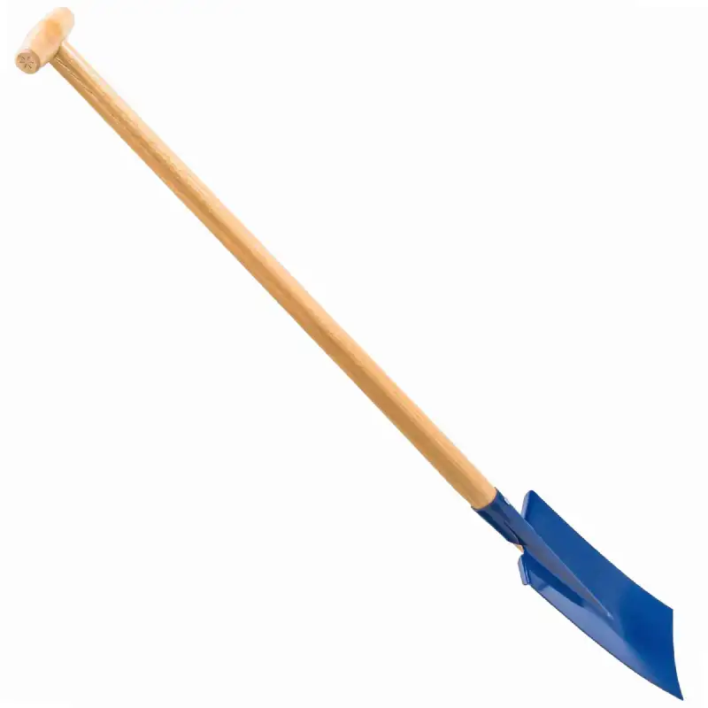 Pelle de jardin WERKA PRO en acier carbone avec manche en bois de pin