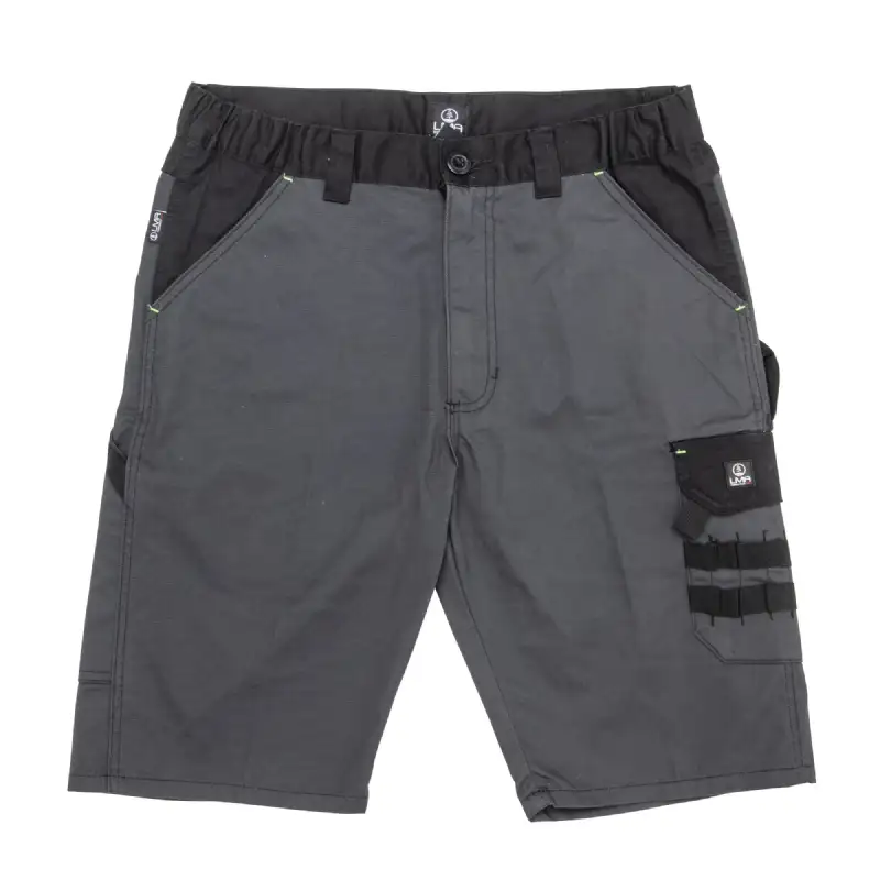 Bermuda de travail fondeur gris-noir LMA