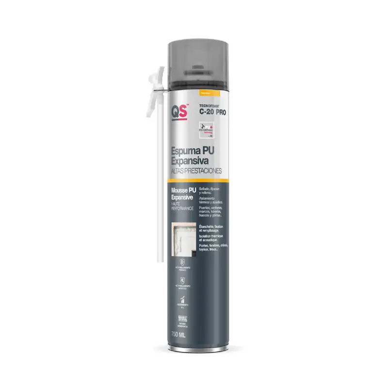 Bombe de mousse expansive 750 ml QS