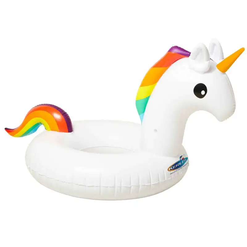 Bouée licorne blanche 110 x 105 cm