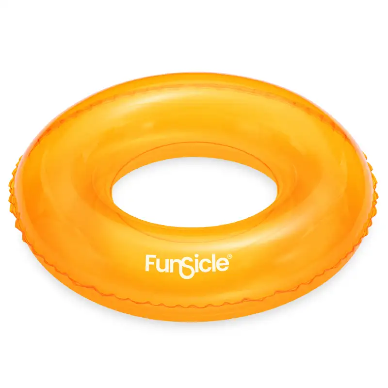 Bouée Funsicle jaune pour piscine (66x18cm)