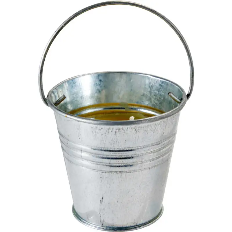 bougie citronnelle en seau 