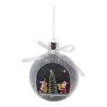 Boule Papa Noël lumineuse multicolore