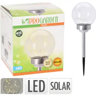Boule solaire 20 LED ø15cm 