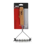 Brosse Barbecue 30 X 14 cm en bois ergonomique - BBQ