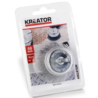 Brosse soucoupe acier ondulé Kreator