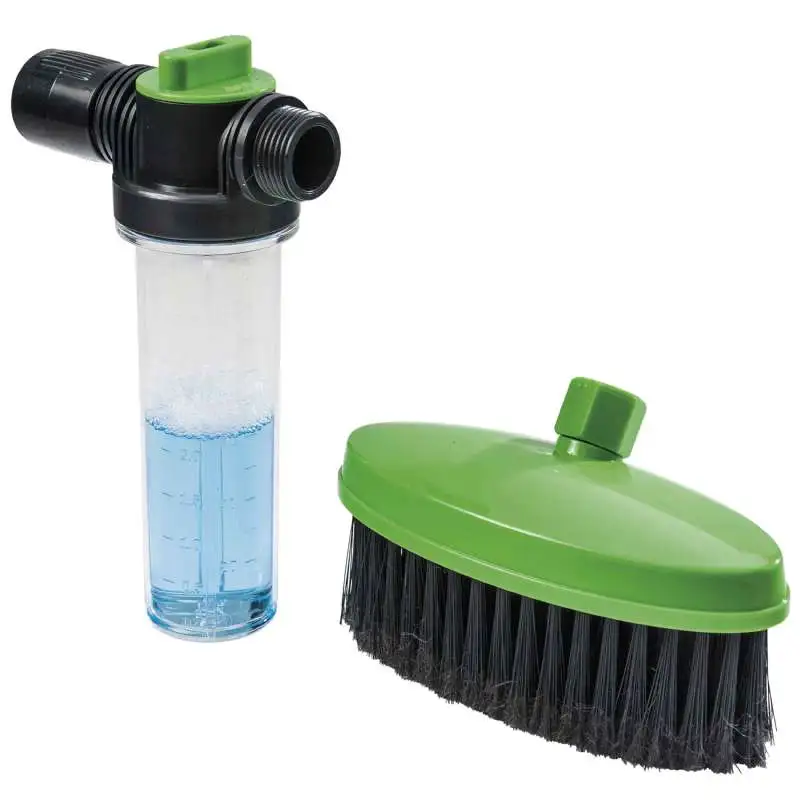 Brosse et distributeur de savon