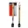 Brosse barbecue en acier inoxydable avec manche en bois 38 cm - BBQ