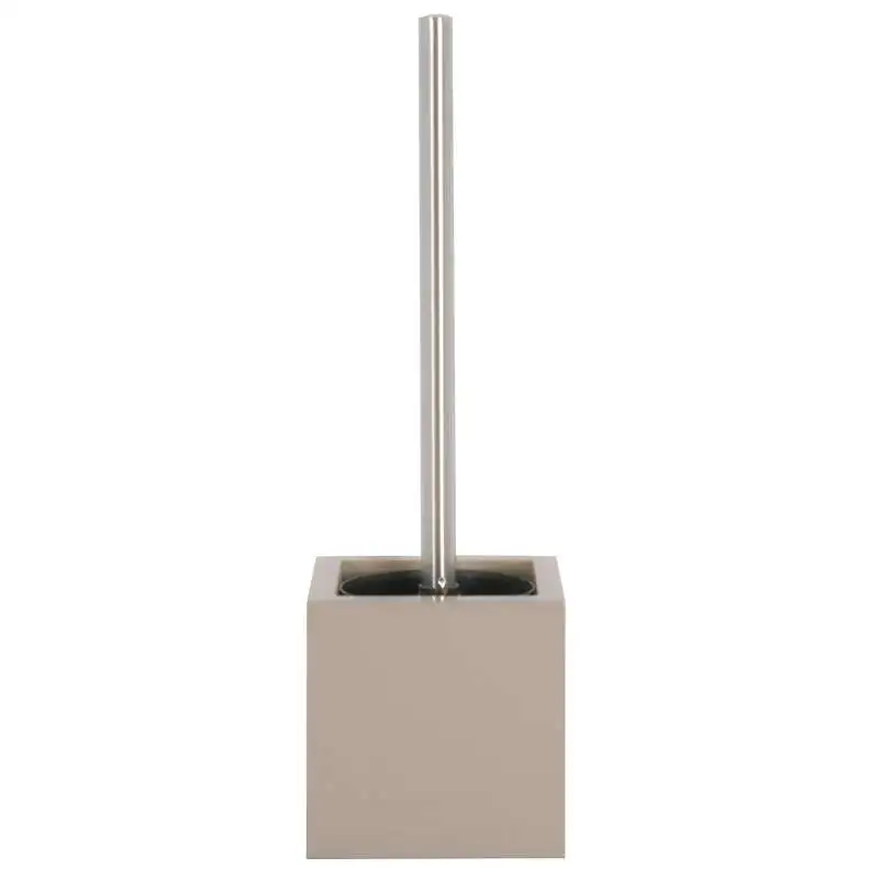 Brosse wc beige et inox