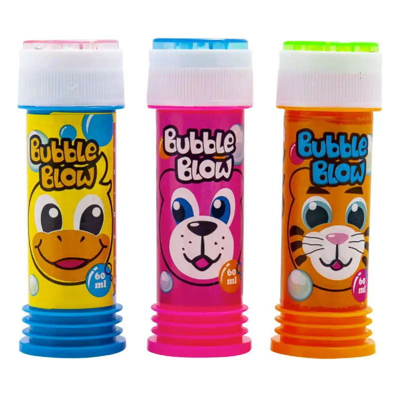 Lot de 3 Tubes pour bulles de savon 60 ml