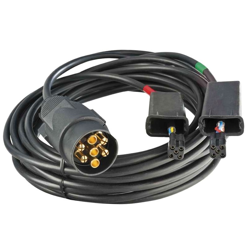 Kit Éclairage Amovible Pour Remorque - Feux 3 Fonctions, Câble 4m