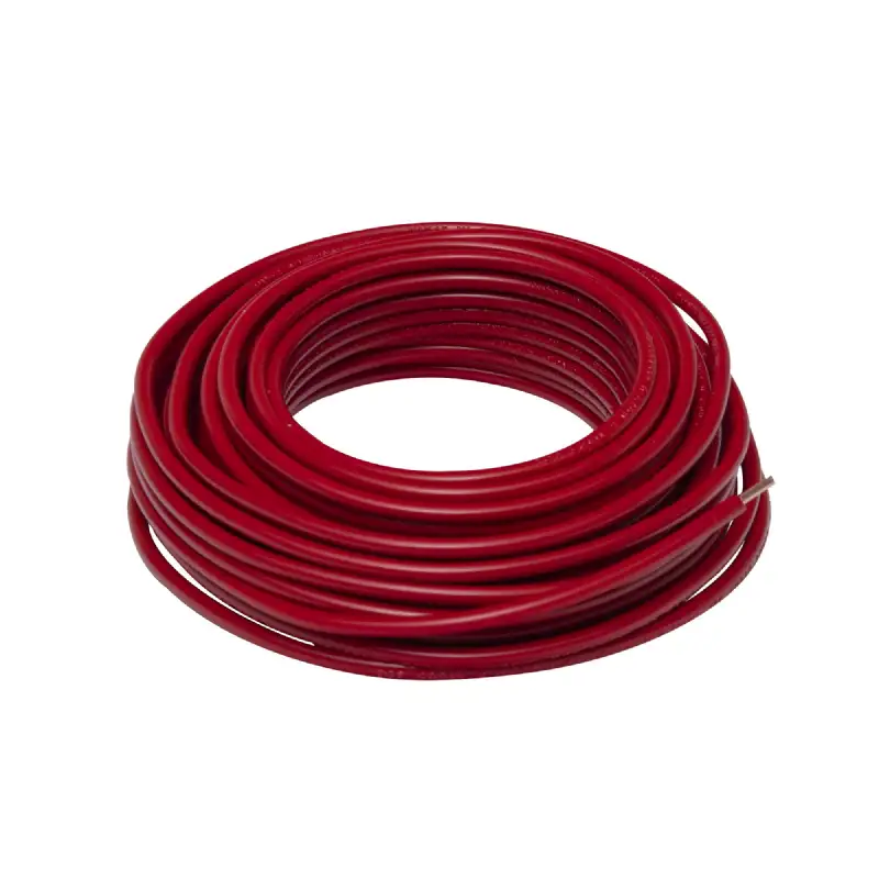Câble électrique HO7V-U 2,5mm² rouge 10m