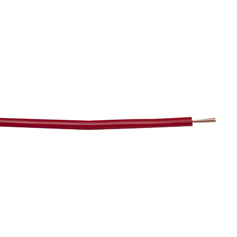 Câble électrique HO7V-U 2,5mm² rouge 10m