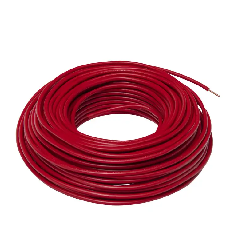 Câble électrique HO7V-U 1,5 mm² rouge 25 m
