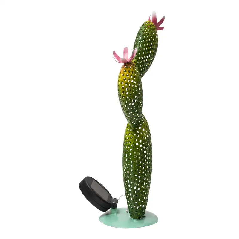 Cactus solaire 6 LED blanches