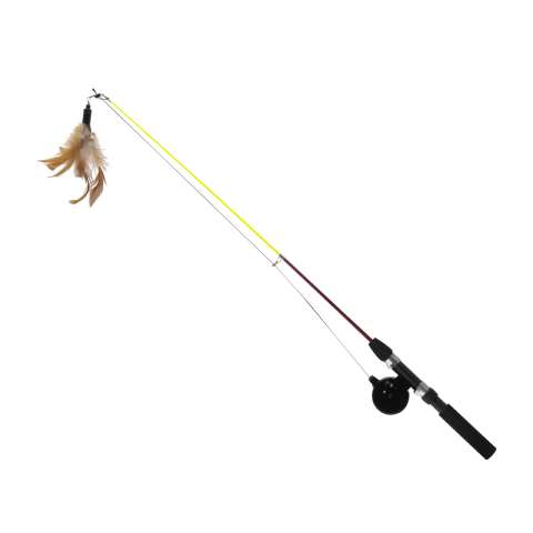 Canne à pêche jouet pour chat - Provence Outillage - 3,77€ Canne à pêche jouet pour chat