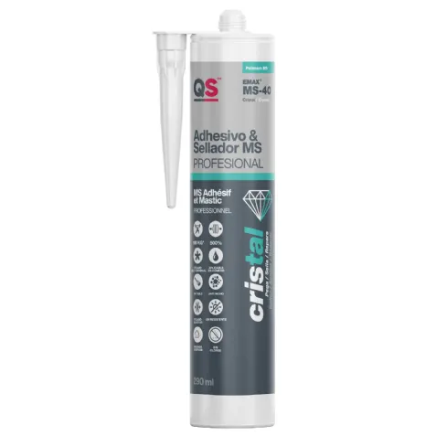 Cartouche colle transparente 290ml QS