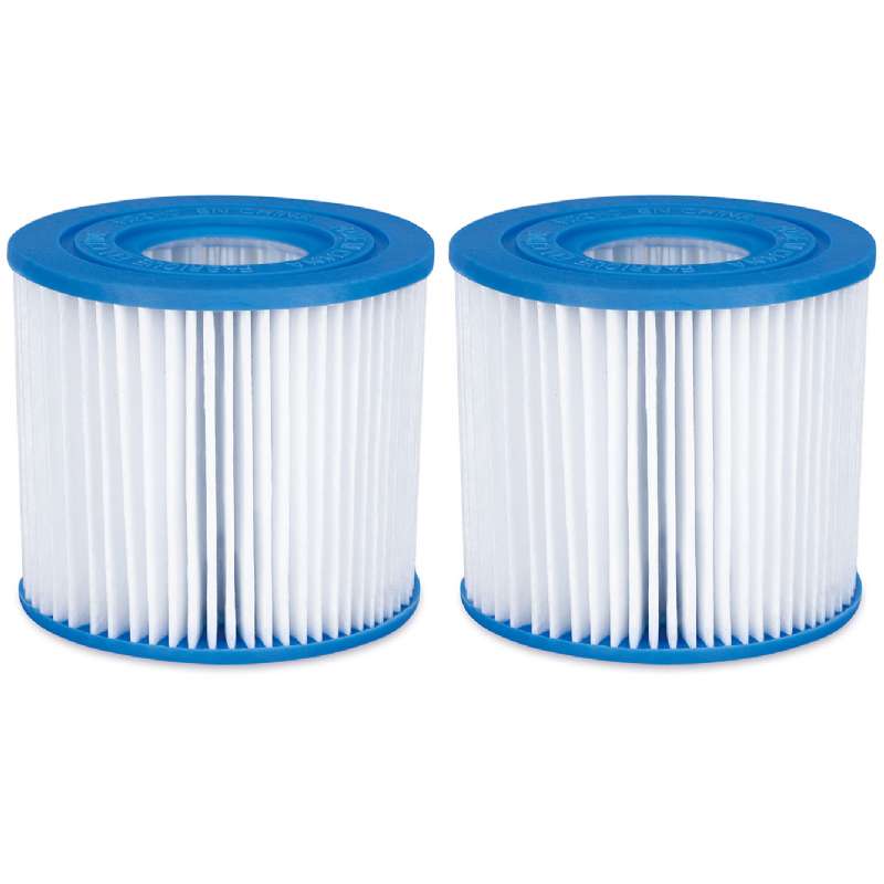Lot de 2 cartouches filtres pour piscine modèle D