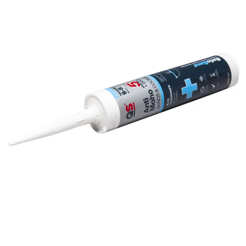 Cartouche silicone blanc sanitaire 290 ml QS