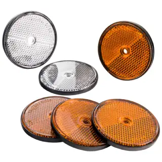 Catadioptre rond 61mm à fixer 6 pcs