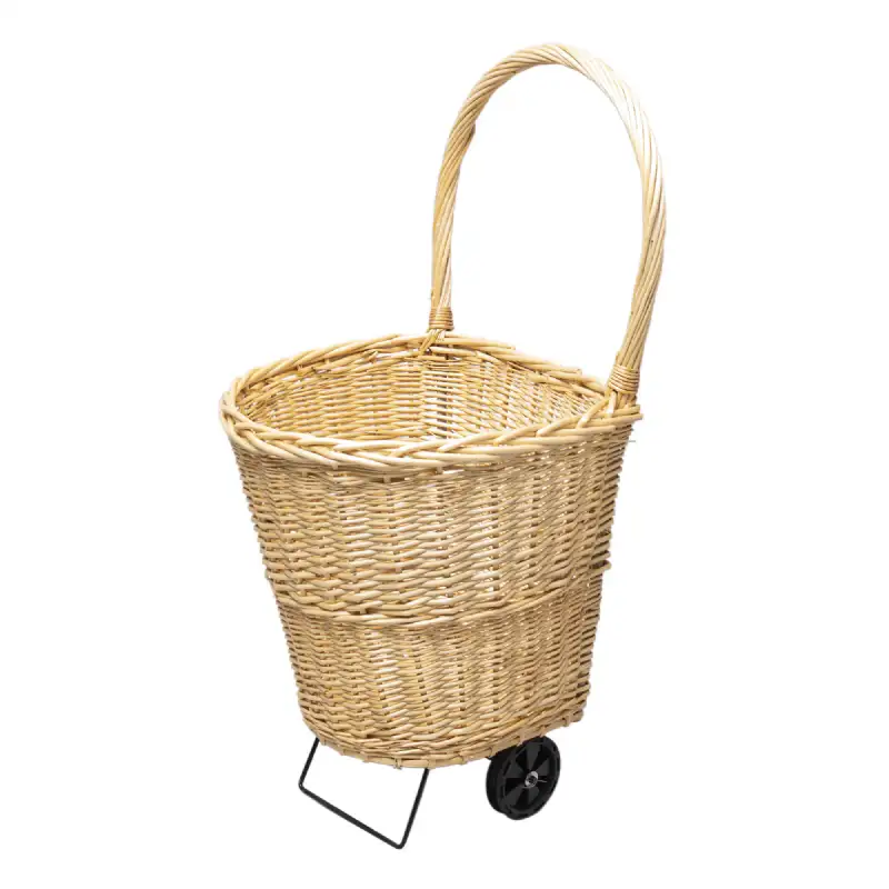 Chariot à bûches en osier WERKA PRO