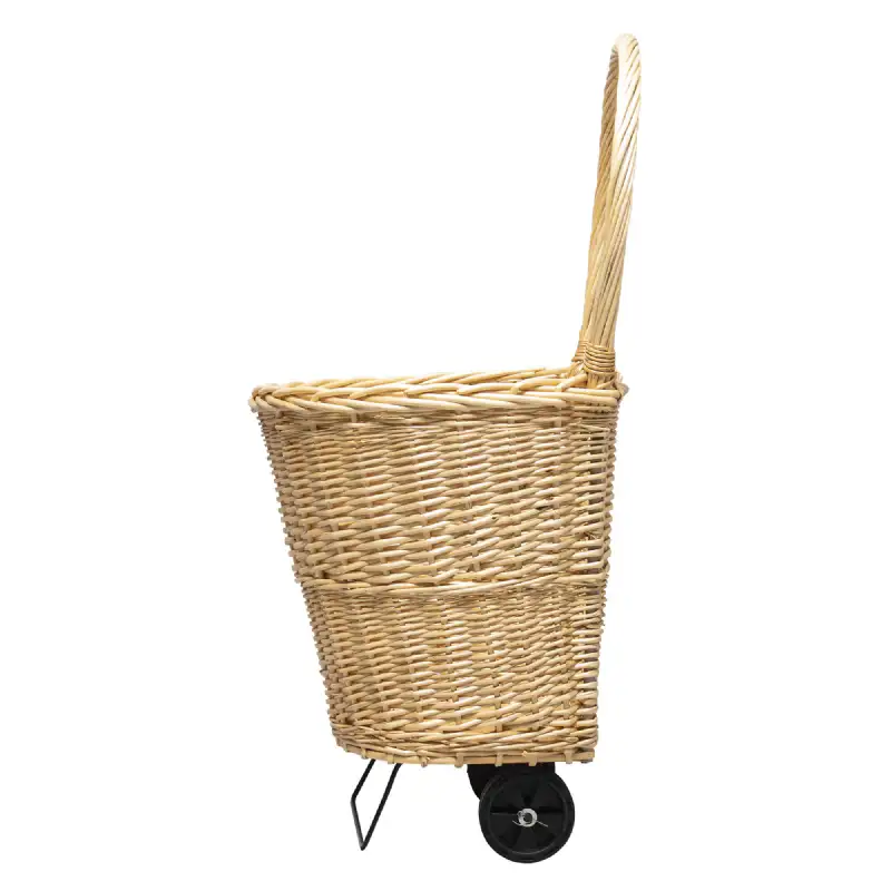 Chariot à bûches en osier WERKA PRO