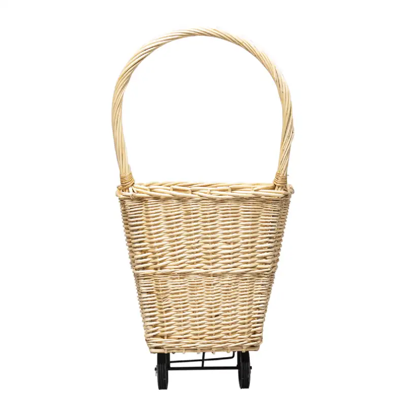 Chariot à bûches en osier WERKA PRO