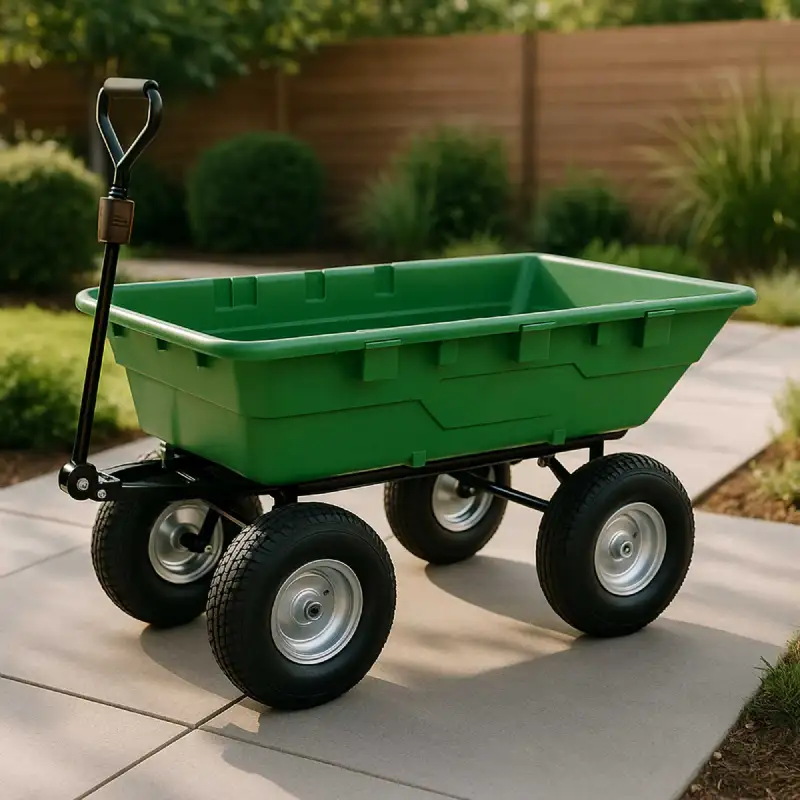 Chariot remorque de jardin WERKA PRO 225 litres