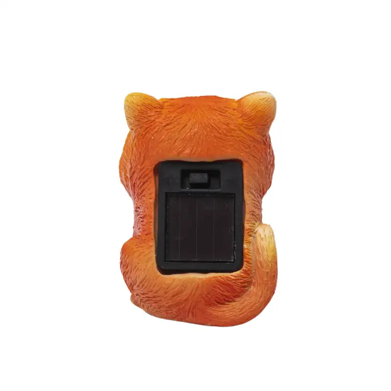 Chat solaire 2 LED