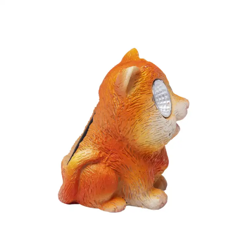 Chat solaire 2 LED