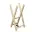 Chevalet en bois WERKAPRO  à 2 supports pour sciage de bûches