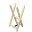 Chevalet en bois WERKAPRO  à 2 supports pour sciage de bûches