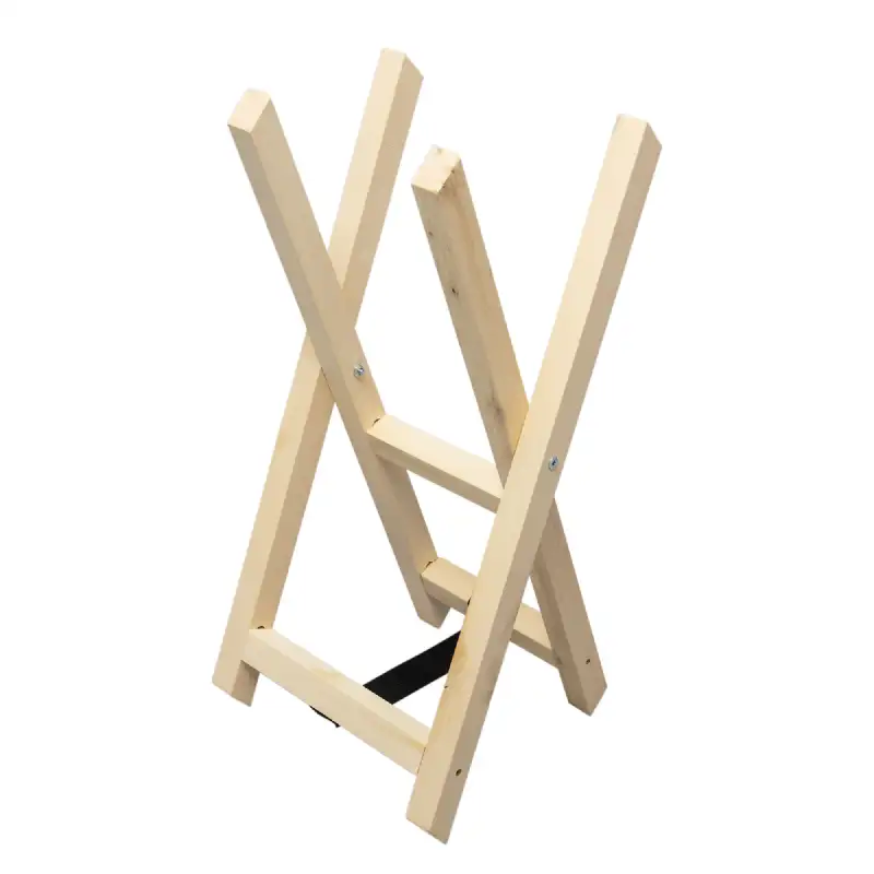 Chevalet en bois WERKAPRO  à 2 supports pour sciage de bûches