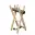 Chevalet en bois WERKAPRO  à 2 supports pour sciage de bûches
