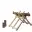 Chevalet en bois WERKAPRO  à 3 supports pour sciage de bûches
