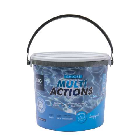 Chlore multiactions 250g galet 5 kg 