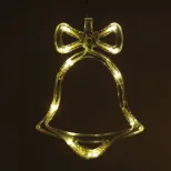 Cloche lumineuse à pile 10LED (18 x 15 x 1cm)