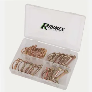Coffret de 25 goupilles clip pour tubes assorties