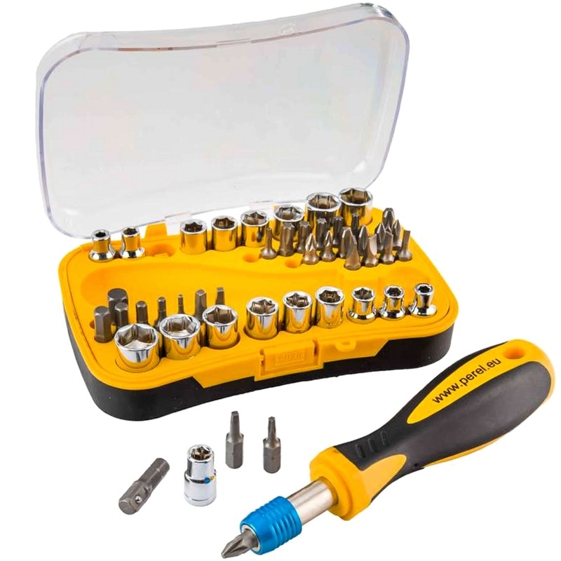 Coffret Tournevis 28 Pièces Complet Avec Mèches, Douilles Et Embouts Torx – Idéal Bricolage