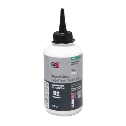Colle à bois rapide blanche 250 ml QS