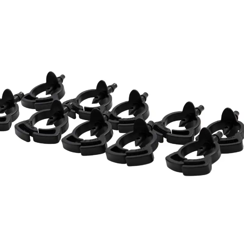 Pack de 10 Colliers de serrage autoperforants 16/6 mm