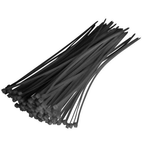 Collier rapide noir (lot de 100 colliers)