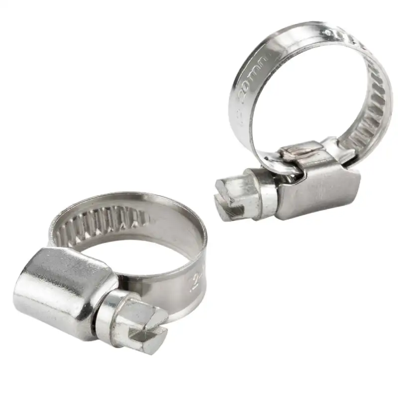 Collier de serrage inox 12 à 20mm 2pcs