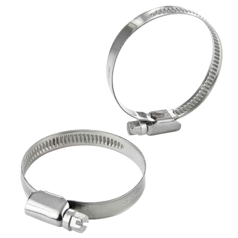 InduSKY Collier de Serrage Inox W4 304, 30 Pièces 8-50mm Réglable, Colliers de