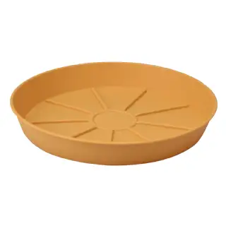 Coupelle pour pot  couleur moutarde (diamètres multiples)